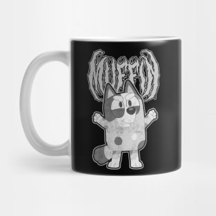 Metal Muffin Pose Grey Mug